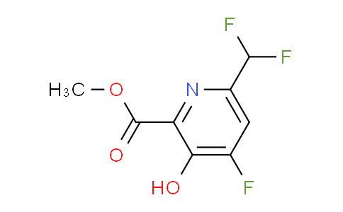AM205520 | 1807126-38-0 | Methyl 6-(difluoromethyl)-4-fluoro-3-hydroxypyridine-2-carboxylate