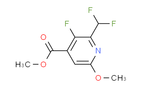 AM205524 | 1805440-88-3 | Methyl 2-(difluoromethyl)-3-fluoro-6-methoxypyridine-4-carboxylate