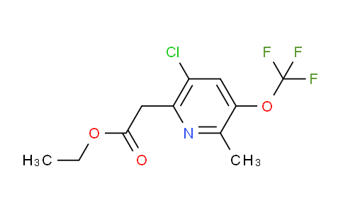 AM20553 | 1806116-54-0 | Ethyl 5-chloro-2-methyl-3-(trifluoromethoxy)pyridine-6-acetate