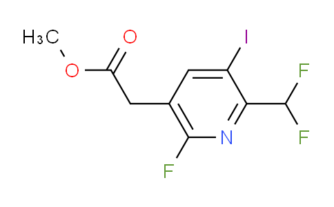 Methyl 2-(difluoromethyl)-6-fluoro-3-iodopyridine-5-acetate