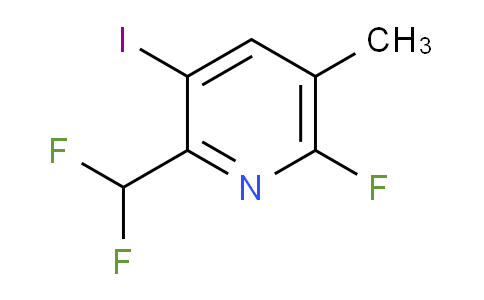 2-(Difluoromethyl)-6-fluoro-3-iodo-5-methylpyridine
