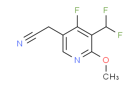 3-(Difluoromethyl)-4-fluoro-2-methoxypyridine-5-acetonitrile
