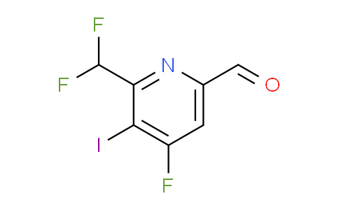 AM205540 | 1804426-97-8 | 2-(Difluoromethyl)-4-fluoro-3-iodopyridine-6-carboxaldehyde