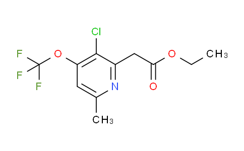 AM20555 | 1804806-20-9 | Ethyl 3-chloro-6-methyl-4-(trifluoromethoxy)pyridine-2-acetate