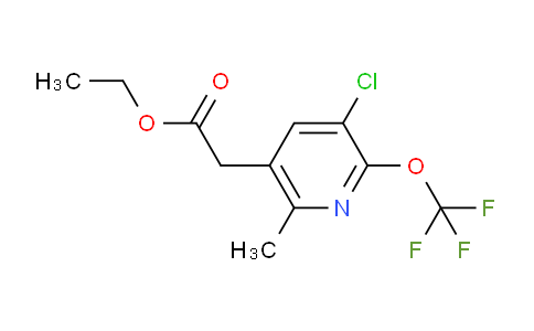 AM20556 | 1803937-91-8 | Ethyl 3-chloro-6-methyl-2-(trifluoromethoxy)pyridine-5-acetate
