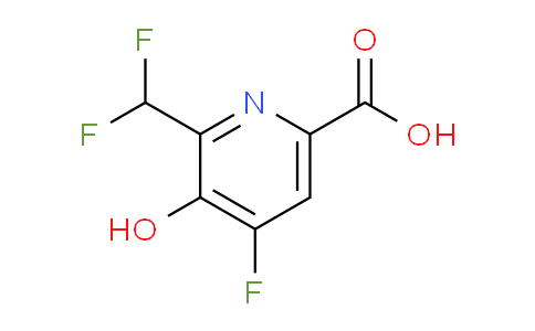 AM205567 | 1806966-84-6 | 2-(Difluoromethyl)-4-fluoro-3-hydroxypyridine-6-carboxylic acid