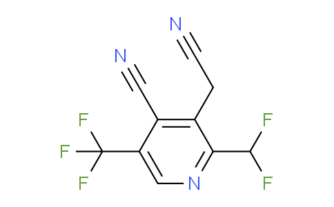 AM205576 | 1804423-62-8 | 4-Cyano-2-(difluoromethyl)-5-(trifluoromethyl)pyridine-3-acetonitrile