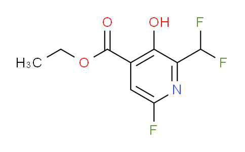 AM205577 | 1805037-43-7 | Ethyl 2-(difluoromethyl)-6-fluoro-3-hydroxypyridine-4-carboxylate