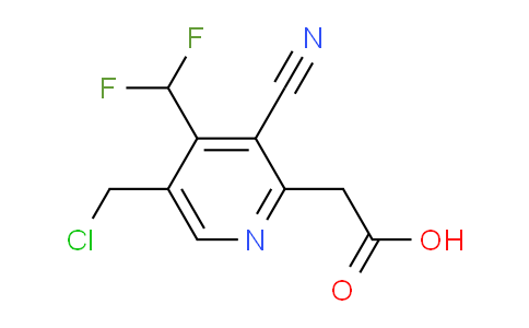 AM205595 | 1806006-35-8 | 5-(Chloromethyl)-3-cyano-4-(difluoromethyl)pyridine-2-acetic acid