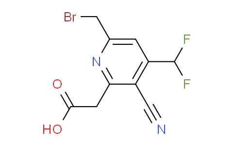 AM205619 | 1806012-59-8 | 6-(Bromomethyl)-3-cyano-4-(difluoromethyl)pyridine-2-acetic acid