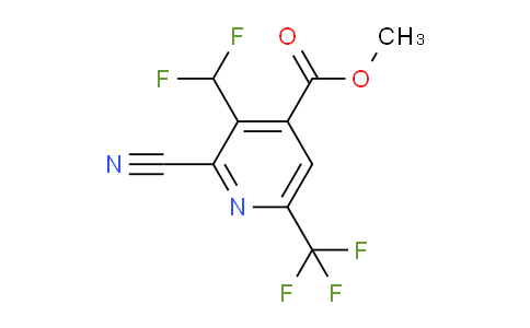 AM205625 | 1804700-94-4 | Methyl 2-cyano-3-(difluoromethyl)-6-(trifluoromethyl)pyridine-4-carboxylate