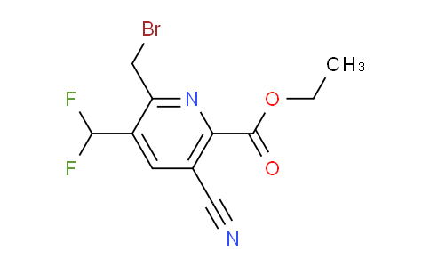 AM205636 | 1804701-95-8 | Ethyl 2-(bromomethyl)-5-cyano-3-(difluoromethyl)pyridine-6-carboxylate