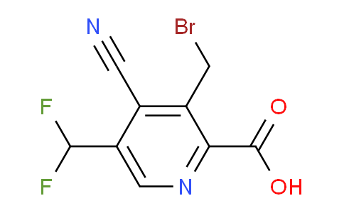 AM205639 | 1807127-59-8 | 3-(Bromomethyl)-4-cyano-5-(difluoromethyl)pyridine-2-carboxylic acid