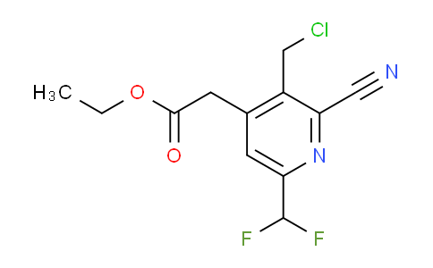 AM205648 | 1804418-65-2 | Ethyl 3-(chloromethyl)-2-cyano-6-(difluoromethyl)pyridine-4-acetate