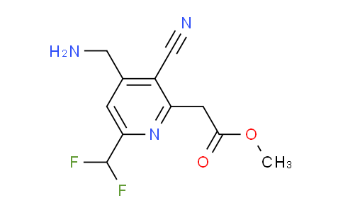 AM205650 | 1806995-13-0 | Methyl 4-(aminomethyl)-3-cyano-6-(difluoromethyl)pyridine-2-acetate