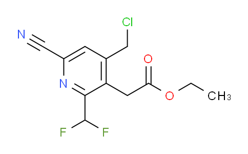 AM205652 | 1806962-10-6 | Ethyl 4-(chloromethyl)-6-cyano-2-(difluoromethyl)pyridine-3-acetate