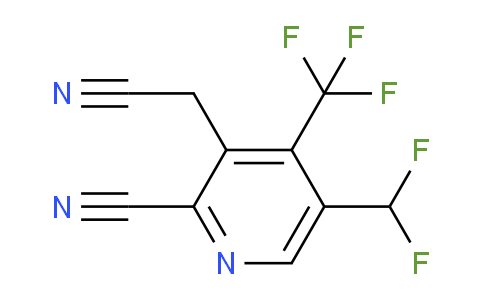 AM205655 | 1806992-89-1 | 2-Cyano-5-(difluoromethyl)-4-(trifluoromethyl)pyridine-3-acetonitrile