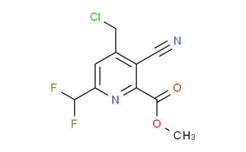 AM205656 | 1804423-42-4 | Methyl 4-(chloromethyl)-3-cyano-6-(difluoromethyl)pyridine-2-carboxylate