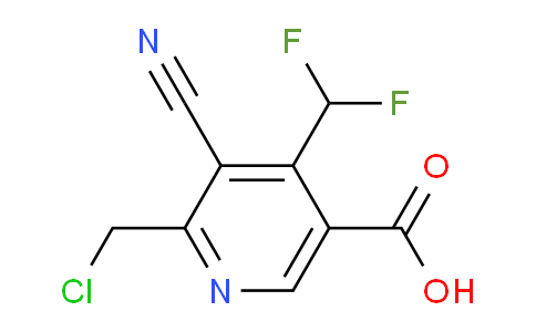 AM205660 | 1805429-78-0 | 2-(Chloromethyl)-3-cyano-4-(difluoromethyl)pyridine-5-carboxylic acid