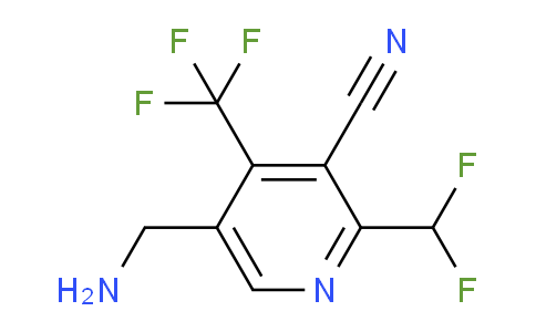 AM205670 | 1806009-10-8 | 5-(Aminomethyl)-3-cyano-2-(difluoromethyl)-4-(trifluoromethyl)pyridine