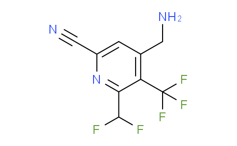 AM205672 | 1806853-12-2 | 4-(Aminomethyl)-6-cyano-2-(difluoromethyl)-3-(trifluoromethyl)pyridine