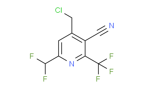 AM205675 | 1806845-24-8 | 4-(Chloromethyl)-3-cyano-6-(difluoromethyl)-2-(trifluoromethyl)pyridine