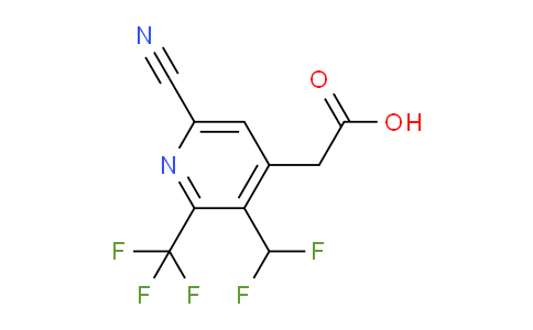 AM205683 | 1805473-82-8 | 6-Cyano-3-(difluoromethyl)-2-(trifluoromethyl)pyridine-4-acetic acid