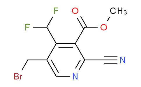 AM205687 | 1805978-67-9 | Methyl 5-(bromomethyl)-2-cyano-4-(difluoromethyl)pyridine-3-carboxylate