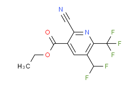 AM205694 | 1806007-90-8 | Ethyl 2-cyano-5-(difluoromethyl)-6-(trifluoromethyl)pyridine-3-carboxylate