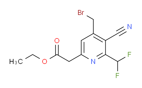 AM205700 | 1804427-82-4 | Ethyl 4-(bromomethyl)-3-cyano-2-(difluoromethyl)pyridine-6-acetate