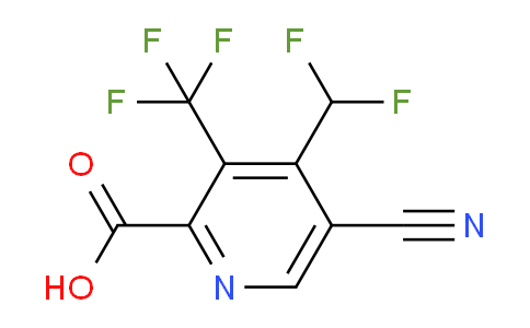 AM205704 | 1804700-87-5 | 5-Cyano-4-(difluoromethyl)-3-(trifluoromethyl)pyridine-2-carboxylic acid