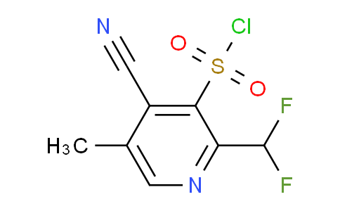 AM205705 | 1807152-02-8 | 4-Cyano-2-(difluoromethyl)-5-methylpyridine-3-sulfonyl chloride