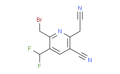 AM205707 | 1807089-52-6 | 2-(Bromomethyl)-5-cyano-3-(difluoromethyl)pyridine-6-acetonitrile