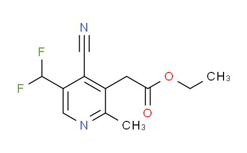 AM205708 | 1805285-72-6 | Ethyl 4-cyano-5-(difluoromethyl)-2-methylpyridine-3-acetate