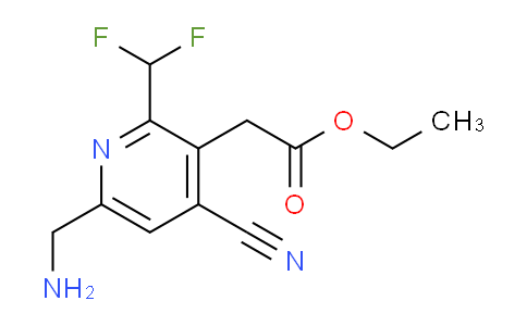 AM205713 | 1805984-76-2 | Ethyl 6-(aminomethyl)-4-cyano-2-(difluoromethyl)pyridine-3-acetate