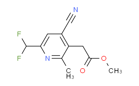 AM205715 | 1805284-86-9 | Methyl 4-cyano-6-(difluoromethyl)-2-methylpyridine-3-acetate