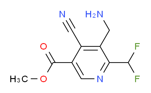 AM205721 | 1806011-41-5 | Methyl 3-(aminomethyl)-4-cyano-2-(difluoromethyl)pyridine-5-carboxylate