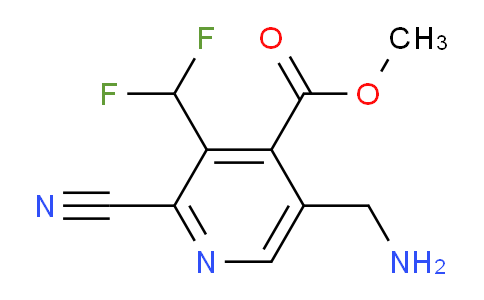 Methyl 5-(aminomethyl)-2-cyano-3-(difluoromethyl)pyridine-4-carboxylate