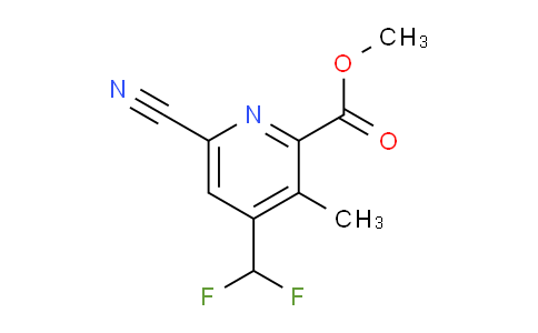 AM205724 | 1805185-13-0 | Methyl 6-cyano-4-(difluoromethyl)-3-methylpyridine-2-carboxylate