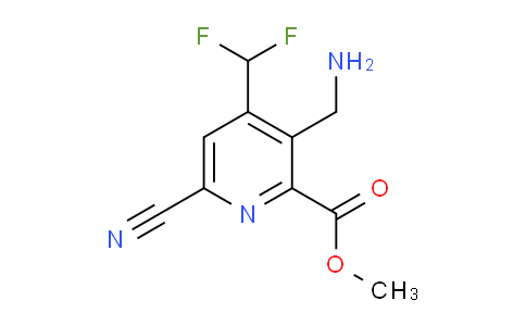 AM205725 | 1806011-45-9 | Methyl 3-(aminomethyl)-6-cyano-4-(difluoromethyl)pyridine-2-carboxylate