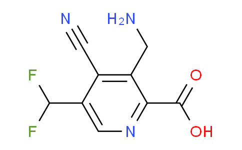 AM205729 | 1807070-02-5 | 3-(Aminomethyl)-4-cyano-5-(difluoromethyl)pyridine-2-carboxylic acid