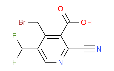 AM205745 | 1804426-66-1 | 4-(Bromomethyl)-2-cyano-5-(difluoromethyl)pyridine-3-carboxylic acid