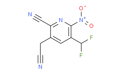 AM205758 | 1805025-63-1 | 2-Cyano-5-(difluoromethyl)-6-nitropyridine-3-acetonitrile