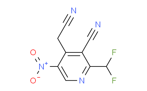 AM205760 | 1804421-47-3 | 3-Cyano-2-(difluoromethyl)-5-nitropyridine-4-acetonitrile