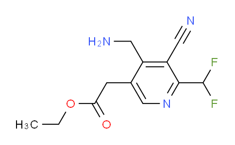 AM205761 | 1804701-30-1 | Ethyl 4-(aminomethyl)-3-cyano-2-(difluoromethyl)pyridine-5-acetate