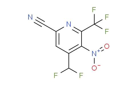 AM205765 | 1805430-93-6 | 6-Cyano-4-(difluoromethyl)-3-nitro-2-(trifluoromethyl)pyridine