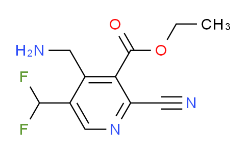 AM205766 | 1805498-95-6 | Ethyl 4-(aminomethyl)-2-cyano-5-(difluoromethyl)pyridine-3-carboxylate