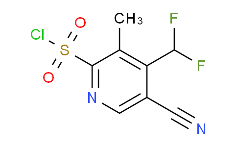 AM205767 | 1805528-82-8 | 5-Cyano-4-(difluoromethyl)-3-methylpyridine-2-sulfonyl chloride