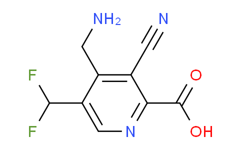 AM205768 | 1806011-10-8 | 4-(Aminomethyl)-3-cyano-5-(difluoromethyl)pyridine-2-carboxylic acid