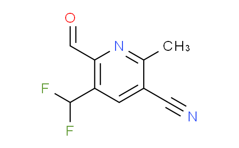 3-Cyano-5-(difluoromethyl)-2-methylpyridine-6-carboxaldehyde